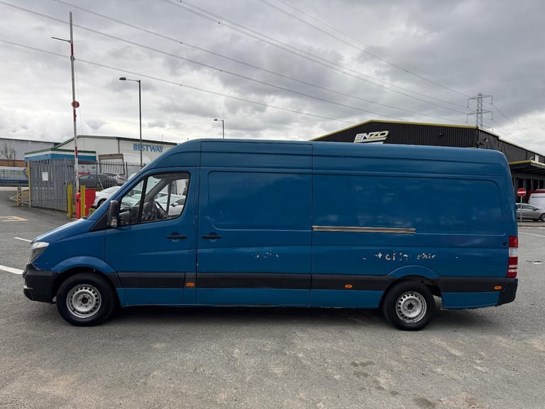 2014 64 REG MERCEDES BENZ SPRINTER 313 CDI 130 BHP LWB VAN BLUE MANUAL