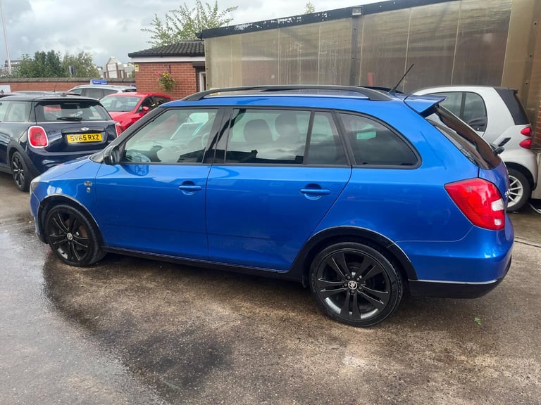 SKODA FABIA 1.2 TSI Monte Carlo in Race Blue 2013