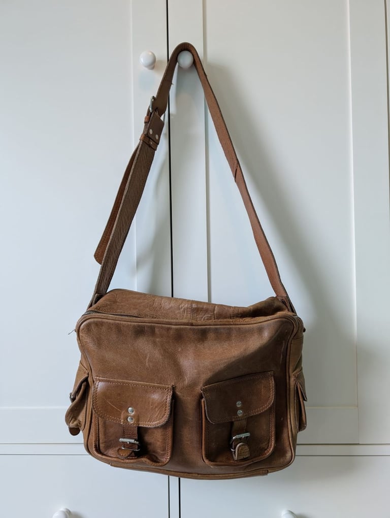 image for Vintage Paul Marius Leather Office Bag – Never Used – £50 (RRP £150)! 