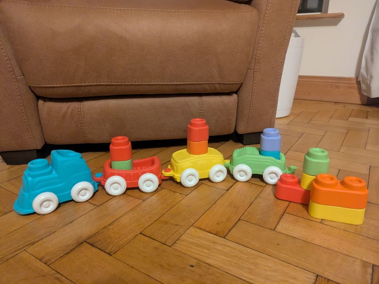 image for Clementoni Soft Clemmy Blocks and Train