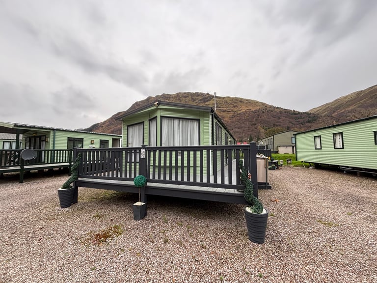 Static caravan on Stratheck holiday park 