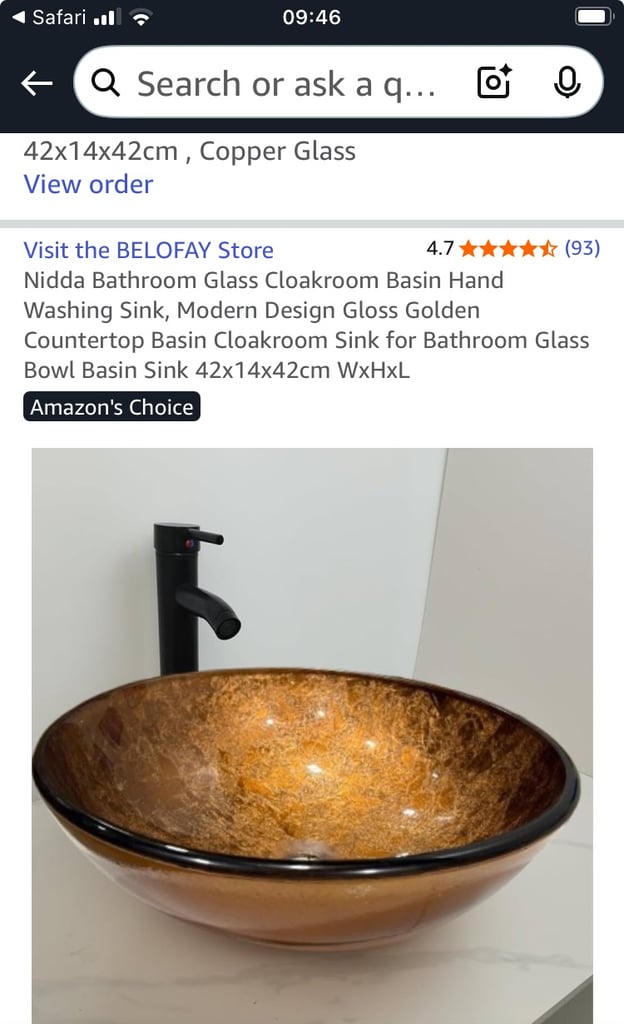Freestanding sink 