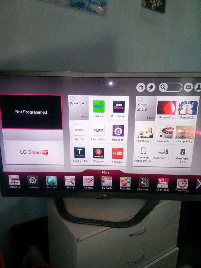 Lg 42inch smart TV plus small Polaroid TV with build in DVD player 