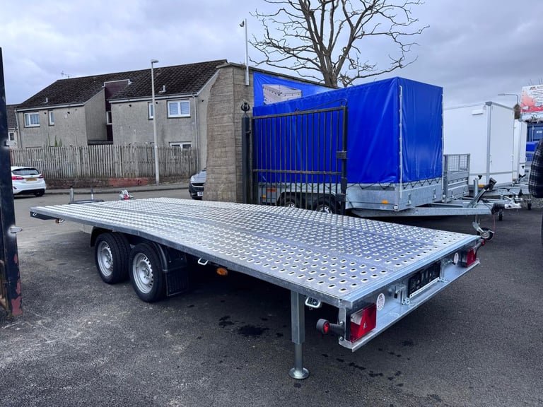 Brand new 5m x 2,1m twin axle jupiter car transporter trailer 3000KG