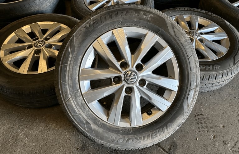 16”  Used Volkswagen transporter “Clayton” Alloy Wheels & Hankook Tyres