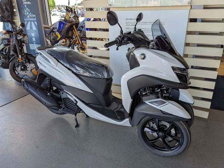 New 2025 Yamaha Tricity 125. Milky White. £4,801 On The Road (No Admin Fees)