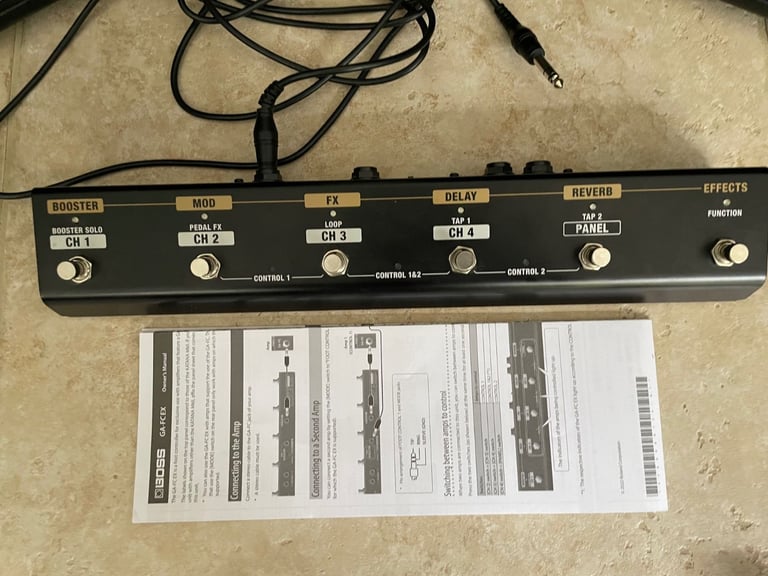Boss Katana 100 MKII pair of “like new” guitar amplifiers & GA-FC EX 6-switch foot controller