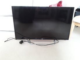 JVC TV LT-32C460 + STAND +REMOTE + MANUAL. TV = FOR PARTS NOT WORKING. 