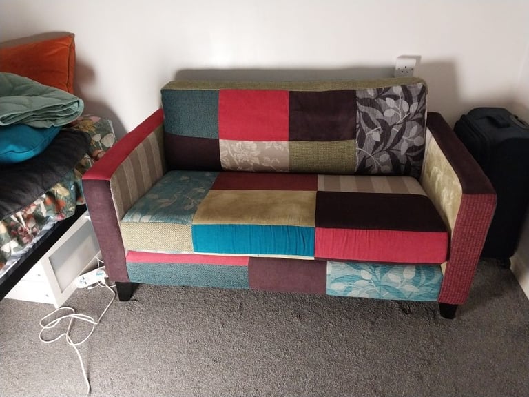2Seater Sofa Pretty Patchwork Style RM9