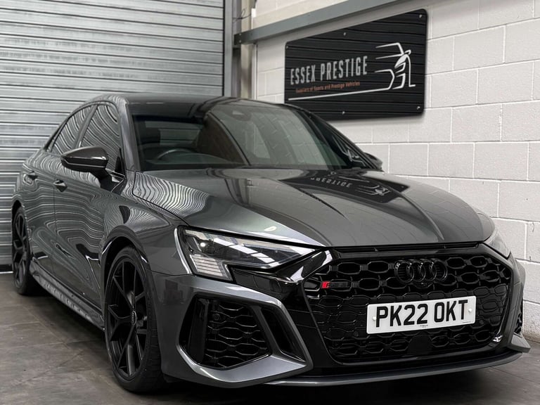 2022 Audi A3 2.5 RS 3 Carbon Black TFSI Quattro Semi-Auto 4WD 4dr Saloon Petrol Automatic