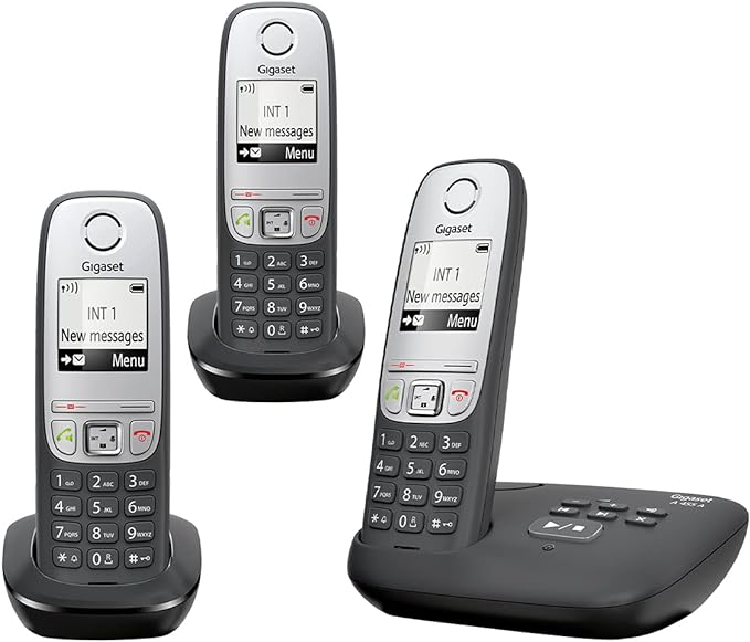 Gigaset Premium C575A Cordless Phone, Five Handsets with Answer Machine