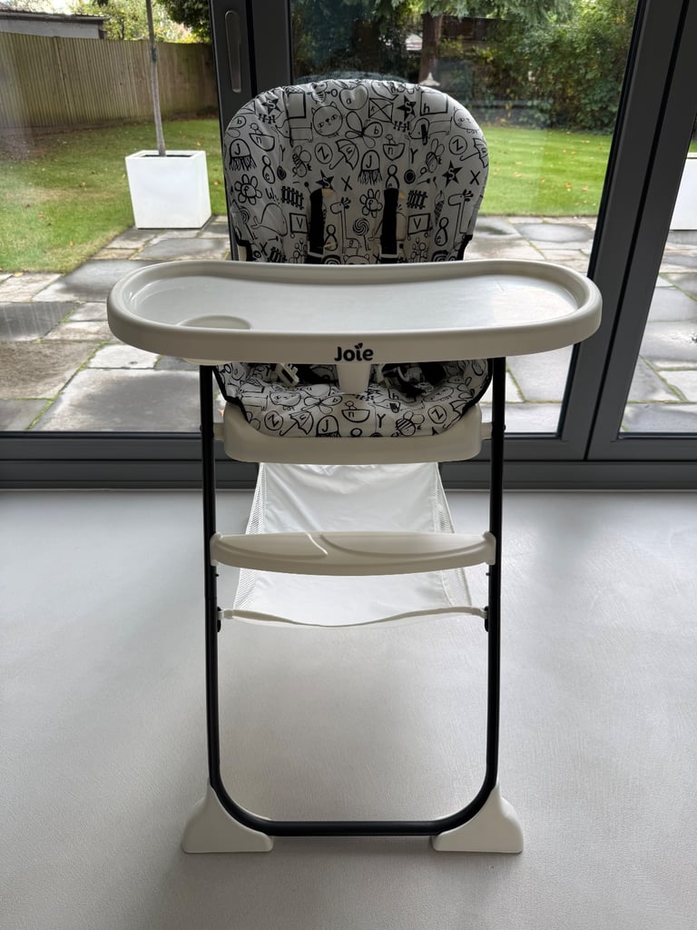 Joie Mimzy Snacker Highchair Fast Folding, Alphabet Soup Pattern, 6 Month - 15Kg