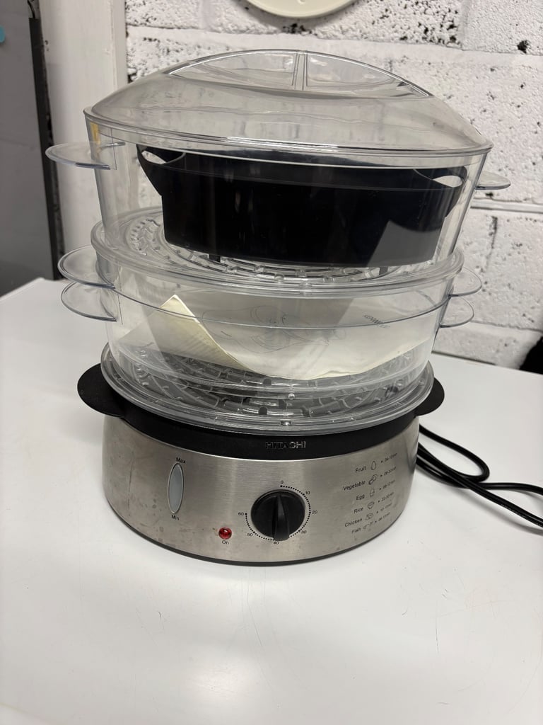 image for Hitachi 3 tier electric steamer