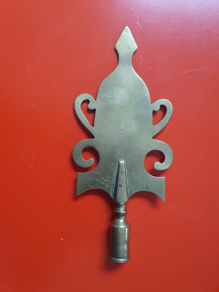 Somerset Friendly Sociery Brass polehead