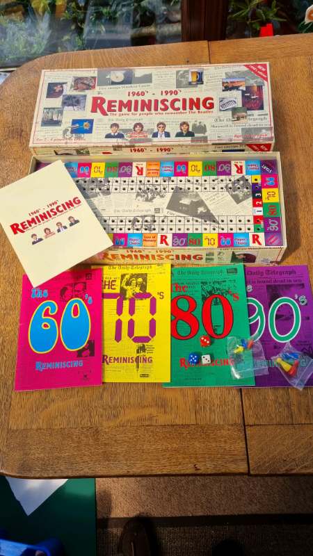REMINISCING 1960's - 1990's bOARD Game