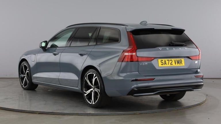 2022 Volvo V60 Recharge Plus T6 AWD plug-in hybrid Electric/Petrol Dark Automatic Estate Hybrid A...
