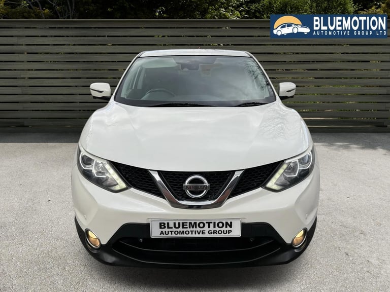 ✿2014/64 Nissan Qashqai 1.5 DCI 110 N-TEC, White, Diesel ✿FSH ✿SAT NAV✿