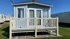 six berth beautiful, static caravan with decking,Mablethorpe, PLEASE SEE ADD DESCRIPTION FOR PRICES