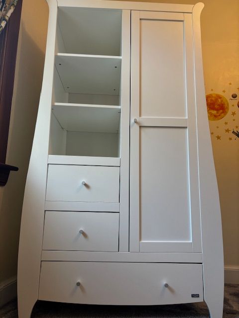 Nursery Set - Cot bed / Wardrobe / Changing Table Cabinet