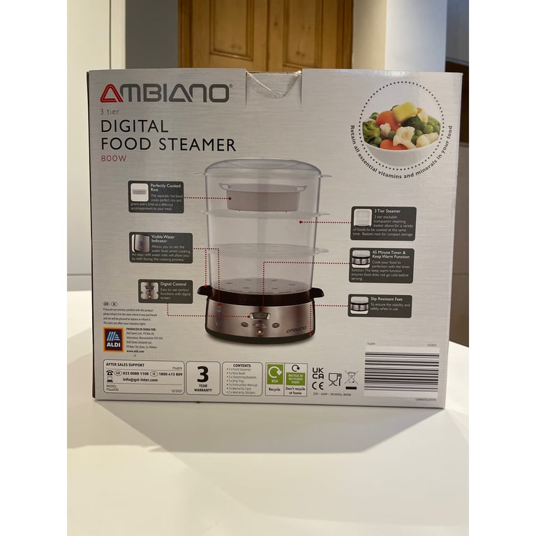 Food Steamer 'Ambiano' 3 tier | in Prestwich, Manchester | Gumtree