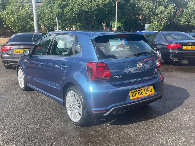 2016 Volkswagen Polo 1.4 TSI BlueMotion Tech ACT BlueGT Euro 6 (s/s) 5dr HATCHBACK Petrol Manual
