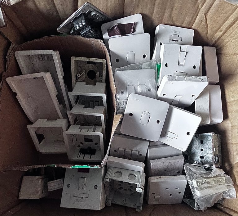 A selection of electrical materials for £100