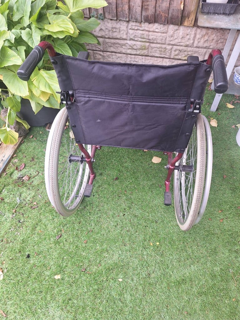 Wheelchair with rain cape