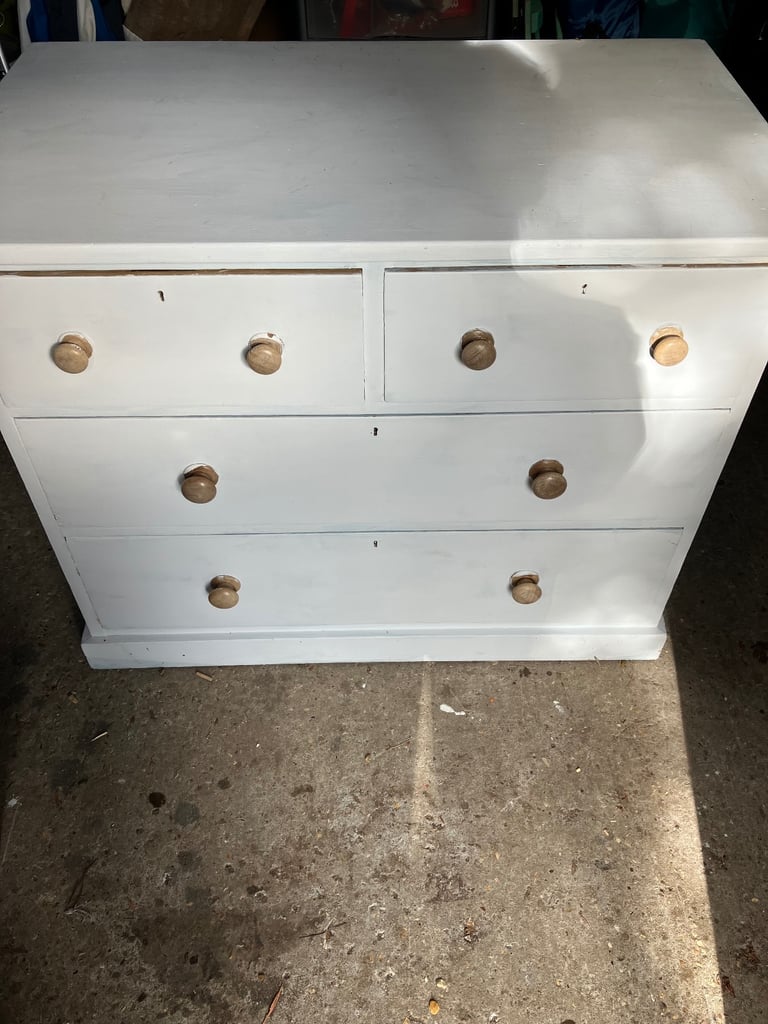 image for Painted pine chest of drawers