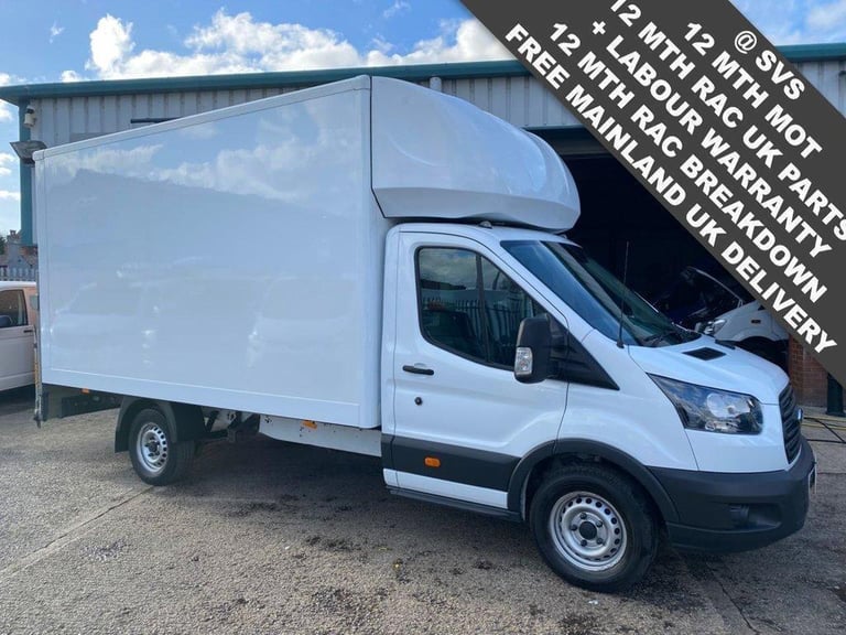 2019 FORD TRANSIT 2.0 T350 LWB 4.1M LOAD EURO 6 LUTON WITH TAIL LIFT VERY CLEAN