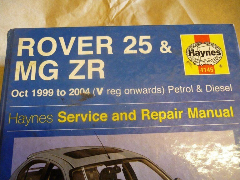 rover 25 /mg zr workshop manual . Haynes 