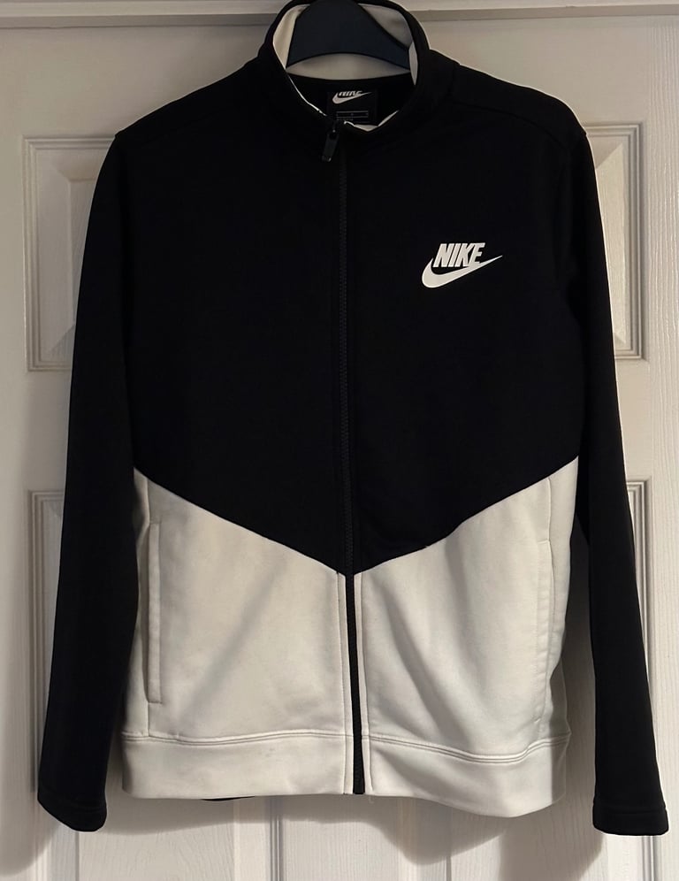 image for Nike Boys Tracksuit Top Size L 147-158cm Black/White