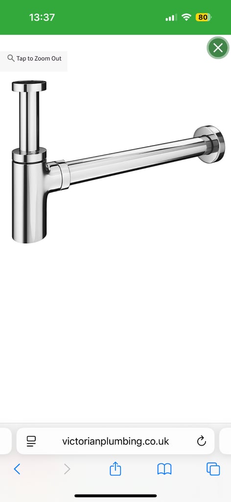 Plumbing minimalist bottle trap brand new sink plumber basin 