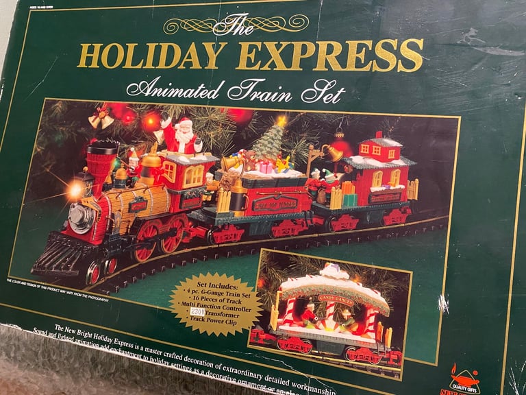 image for The Holiday Express Animated Train Set 384 
