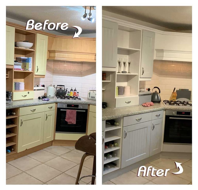 image for 🌈UPVC Paint Spray Your Kitchen ✅ Revamp & Modernise