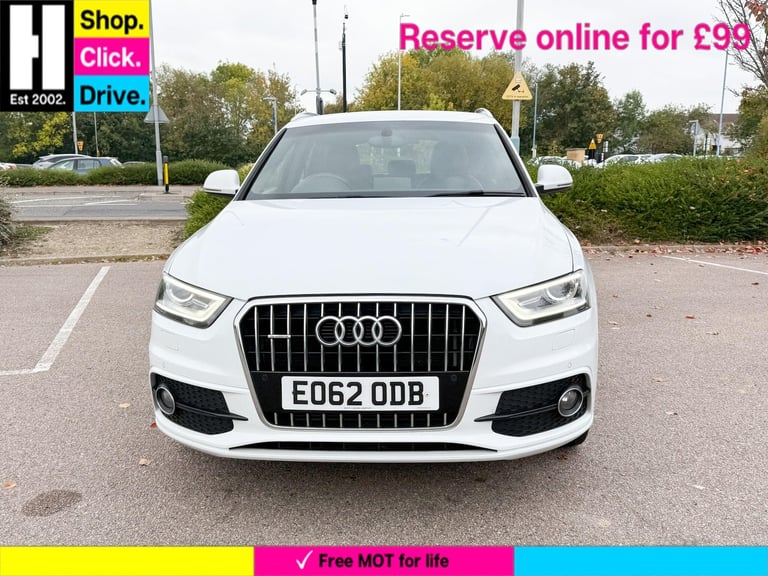 2012 Audi Q3 2.0 TFSI S line SUV 5dr Petrol Manual quattro Euro 5 (s/s) (170 ps) ESTATE Petrol Ma...