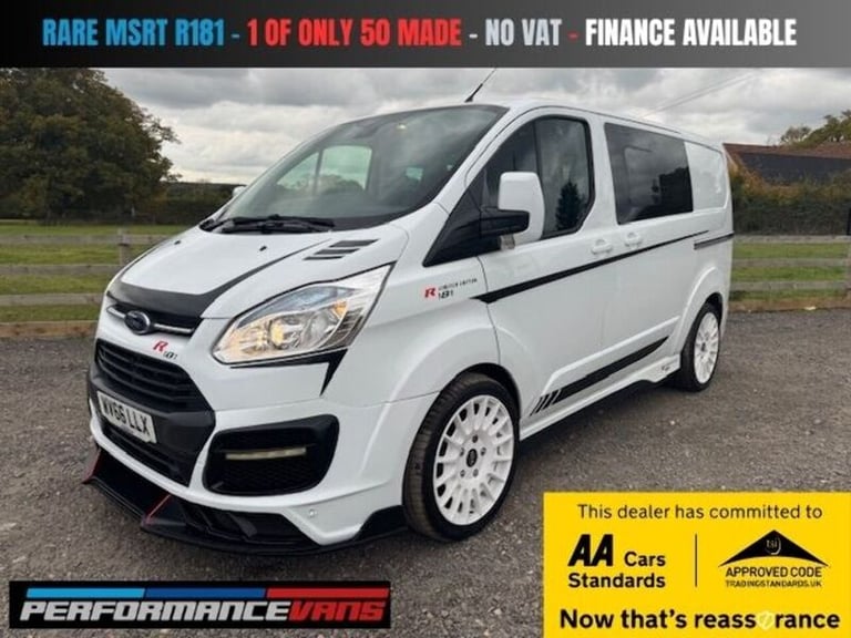 2016 Ford Transit Custom 2.2 TDCi 155ps Low Roof D/Cab Limited Van PANEL VAN DIESEL Manual