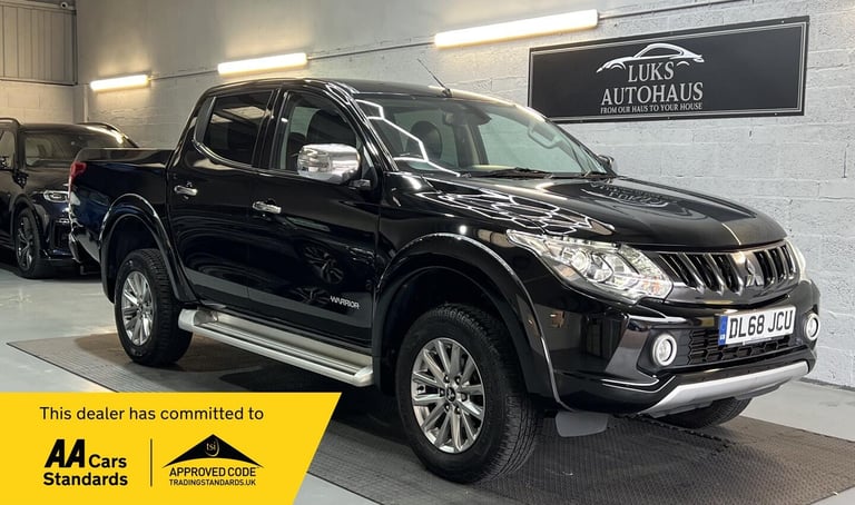 2019 Mitsubishi L200 2.4 DI-D DC Warrior Auto 4WD Euro 6 4dr PICK UP Diesel Automatic