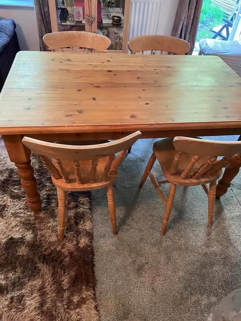 Pine kitchen Dining Table 