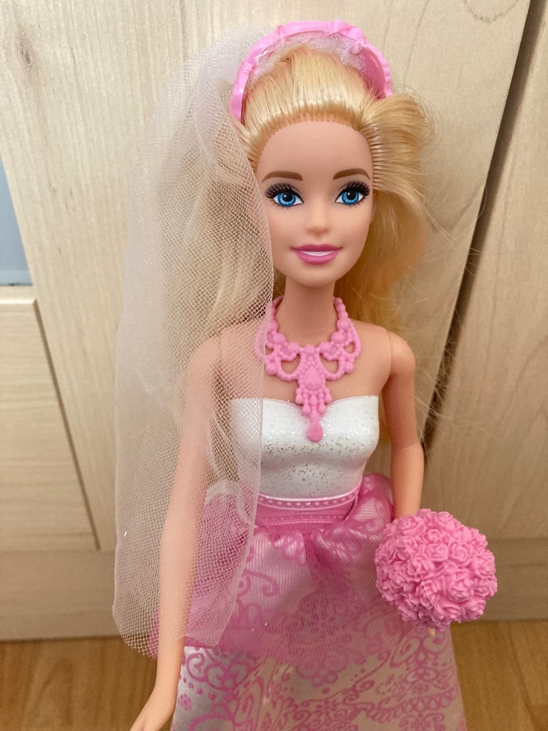2 x Barbie dolls with accessories