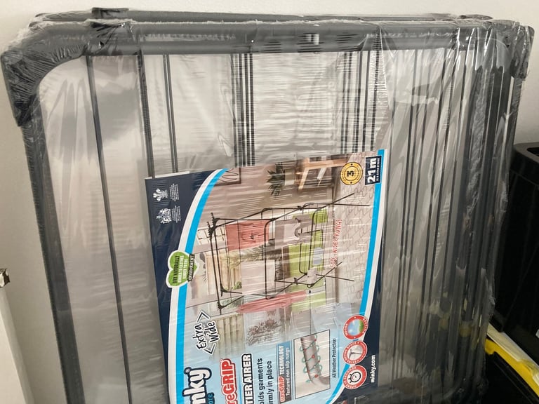 image for MINKY Extra Wide 3 Tier Clothes / Laundry Airer (two in total) / Unopened.