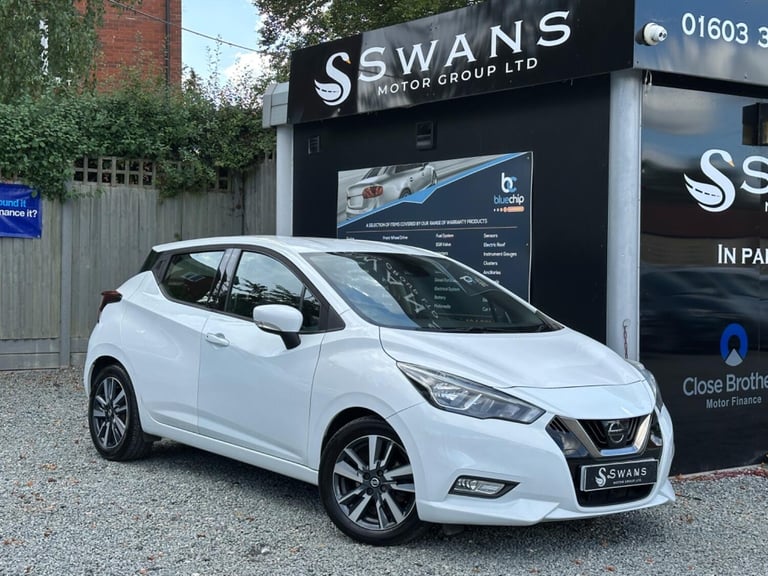 image for 2017 Nissan Micra 0.9 IG-T Acenta Petrol Manual 5 Door Hatchback White