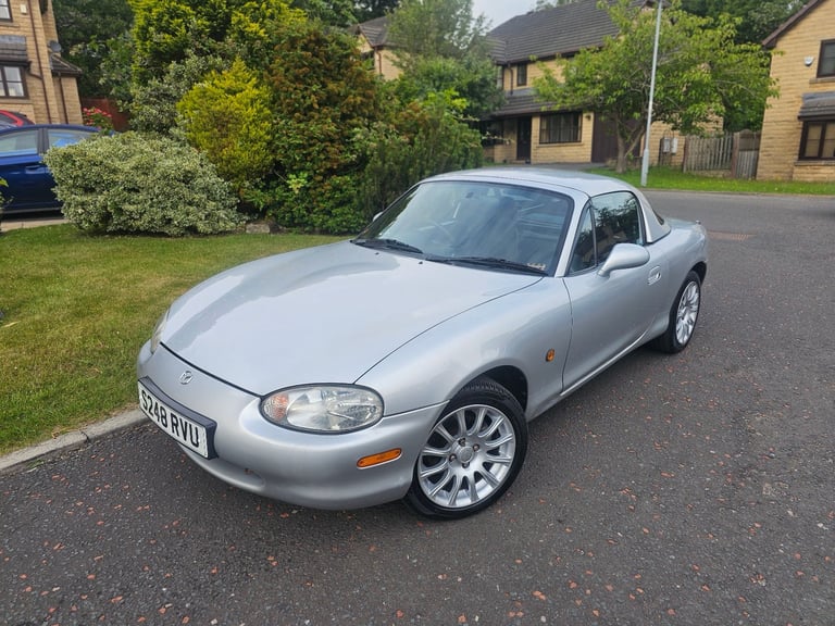 ★MAZDA MX-5 1.8 ★56K MILES! STUNNING EXAMPLE! HARDTOP+SOFTOP+ROLL CAGE, SUNLIGHT SILVER MX5 MK2 NB 