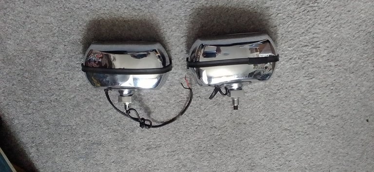 Lucas LR8 square fog spot driving lights classic car 