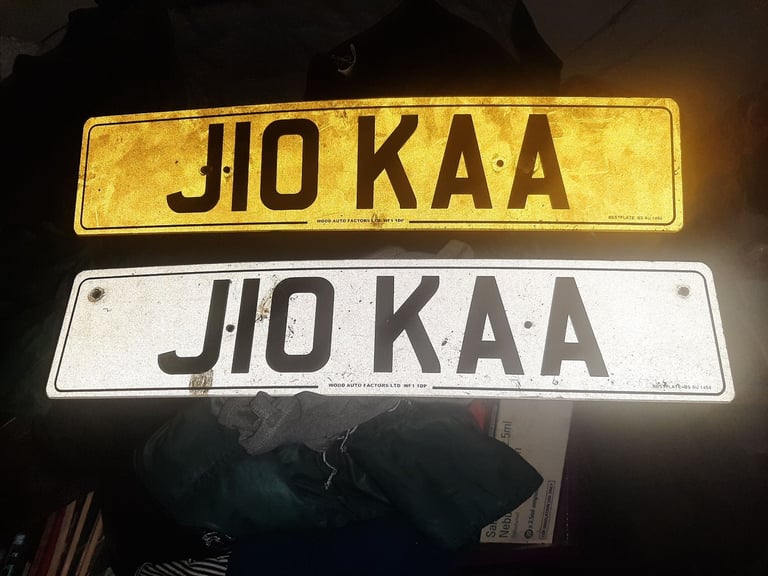 Private number plate 
