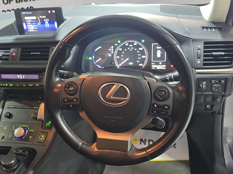 2018 Lexus CT 1.8 200h Luxury E-CVT Euro 6 (s/s) 5dr HATCHBACK Petrol/Electric Hybrid Automatic