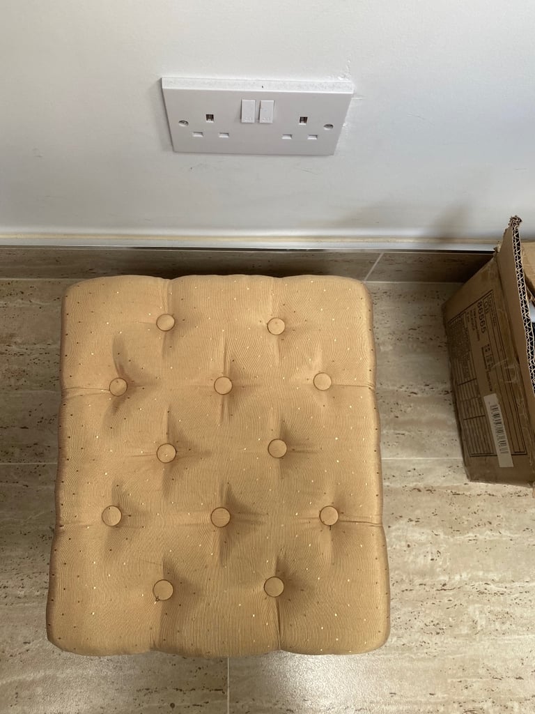 Handmade footstool 