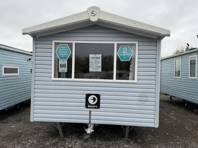 10ft wide 2 Bed Static Caravan - DG & CH - Offsite - Private Land, Self Build