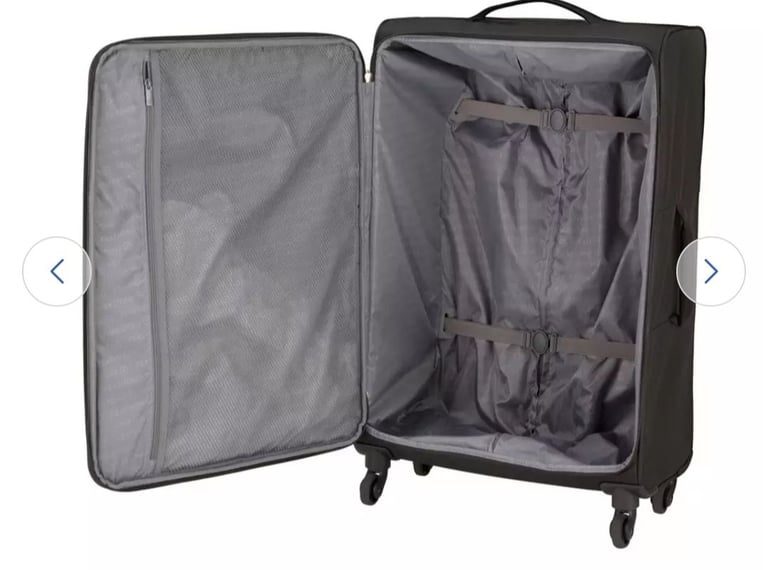 A Large Suitcase - Featherstone 4 Wheel Soft /  Turquoise or Black