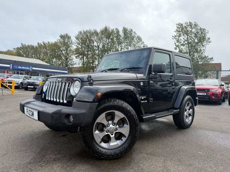 2016 Jeep Wrangler 2.8 CRD Sahara SUV 2dr Diesel Auto 4WD Euro 6 (197 bhp) CONVERTIBLE Diesel Aut...