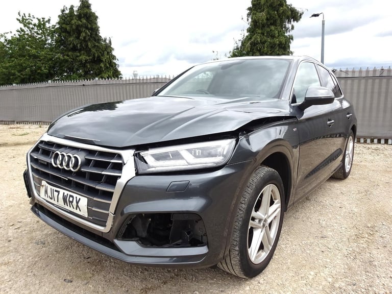 2017 17 REG AUDI Q5 S LINE TDI QUATTRO DIESEL AUTO DAMAGED REPAIRABLE SALVAGE